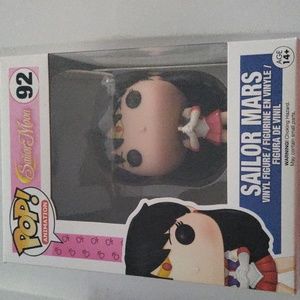 Funko Pop #92 NWOT- Sailor Mars From Sailor Moon Pop Animation Series